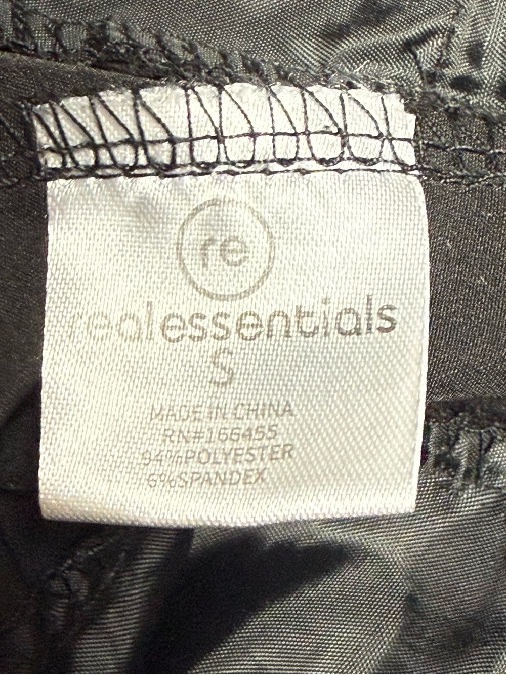 Essentials Black Flat-Front Men's Shorts - Picture 4 of 5